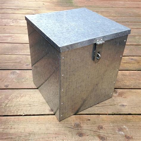 galvanized sheet metal box|boxes 50 50cm galvanized steel.